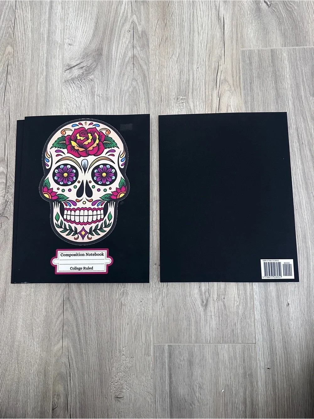 Skull & Gothic Design Hardcover Notebooks Set of 7